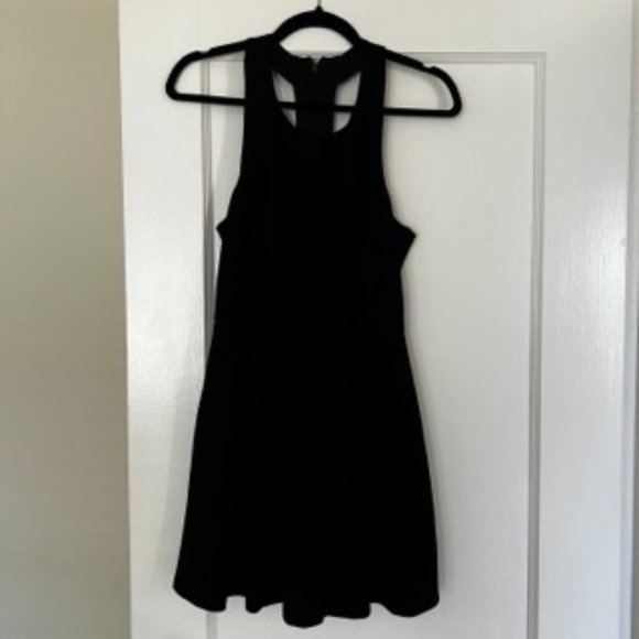 Lulu's Cutout and About Black Skater Dress - Picture 3 of 7